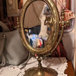 Vintage Art Deco/Art Nouveaux style swivel mirror